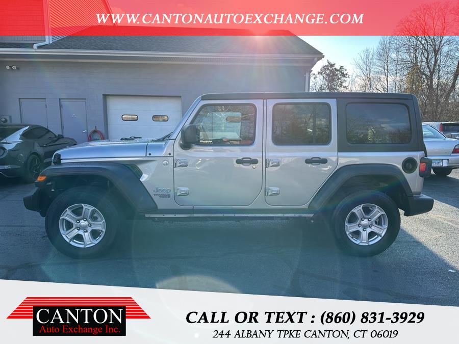 Used Jeep Wrangler Unlimited Sport S 4x4 2020 | Canton Auto Exchange. Canton, Connecticut Used Jeep Wrangler Unlimited Sport S 4x4 2020 | Canton Auto Exchange. Canton, Connecticut