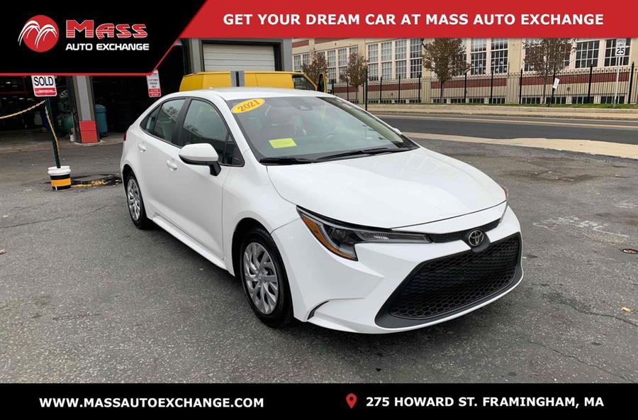 Used Toyota Corolla LE 2021 | Mass Auto Exchange. Framingham, Massachusetts Used Toyota Corolla LE 2021 | Mass Auto Exchange. Framingham, Massachusetts