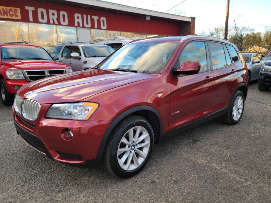 2013 BMW X3 AWD 4dr xDrive28i Navi Panoramic Roof, available for sale in East Windsor, Connecticut | Toro Auto. East Windsor, Connecticut
