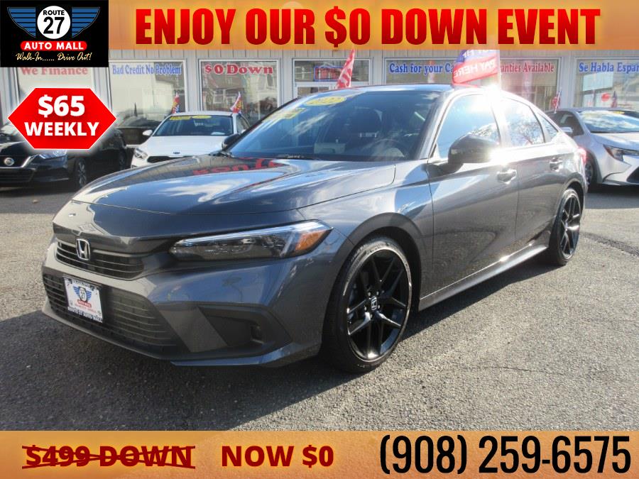 2022 Honda Civic Sedan Sport CVT, available for sale in Linden, New Jersey | Route 27 Auto Mall. Linden, New Jersey 2022 Honda Civic Sedan Sport CVT, available for sale in Linden, New Jersey | Route 27 Auto Mall. Linden, New Jersey