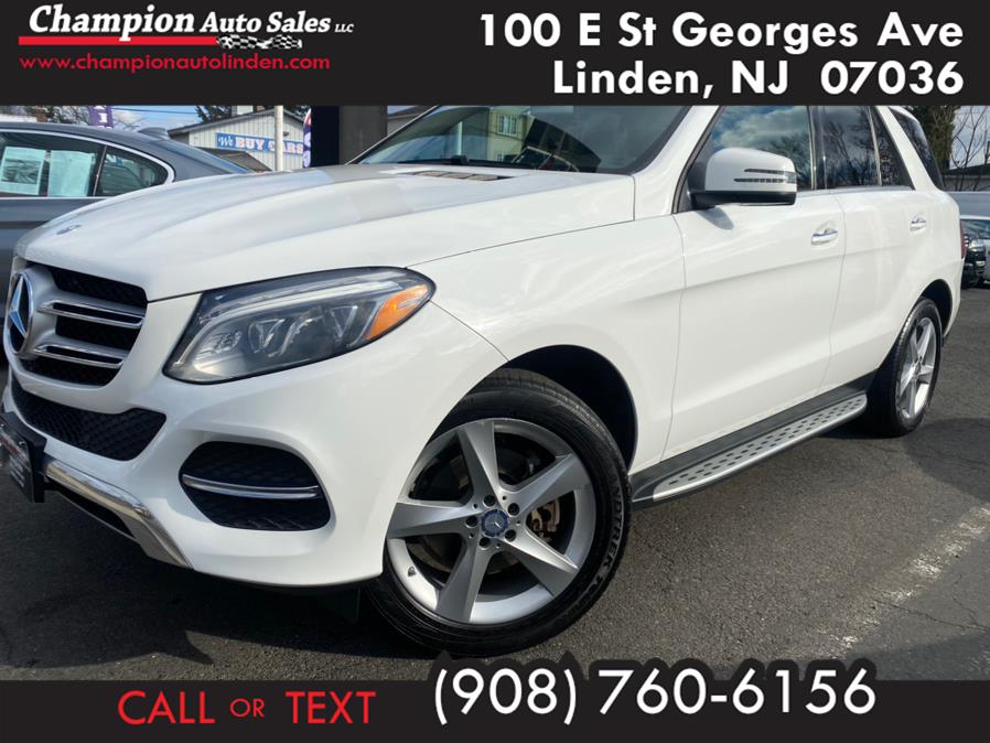 2016 Mercedes-Benz GLE 4MATIC 4dr GLE 350, available for sale in Linden, New Jersey | Champion Auto Sales. Linden, New Jersey