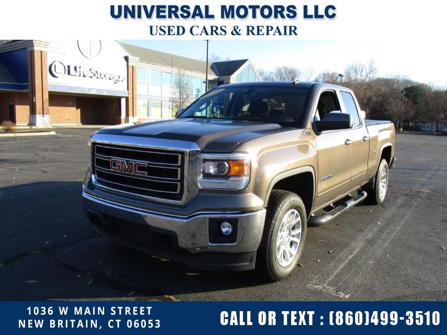 2014 GMC Sierra 1500 4WD Double Cab 143.5" SLE, available for sale in New Britain, Connecticut | Universal Motors LLC. New Britain, Connecticut