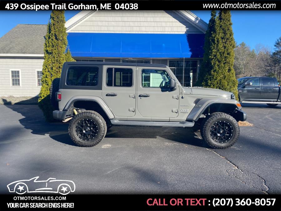 2018 Jeep Wrangler Unlimited Sahara 4x4, available for sale in Gorham, Maine | Ossipee Trail Motor Sales. Gorham, Maine