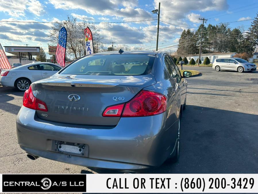 2015 Infiniti Q40 4dr Sdn AWD, available for sale in East Windsor, Connecticut | Central A/S LLC. East Windsor, Connecticut 2015 Infiniti Q40 4dr Sdn AWD, available for sale in East Windsor, Connecticut | Central A/S LLC. East Windsor, Connecticut