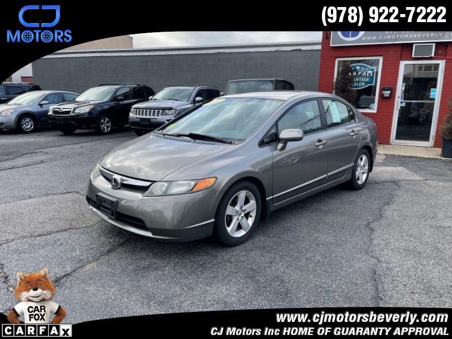 2007 Honda Civic Sdn 4dr AT EX, available for sale in Beverly, Massachusetts | CJ Motors Inc. Beverly, Massachusetts 2007 Honda Civic Sdn 4dr AT EX, available for sale in Beverly, Massachusetts | CJ Motors Inc. Beverly, Massachusetts