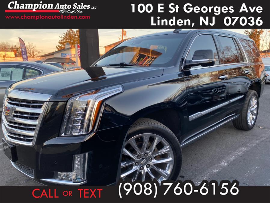 2018 Cadillac Escalade 4WD 4dr Platinum, available for sale in Linden, New Jersey | Champion Used Auto Sales. Linden, New Jersey