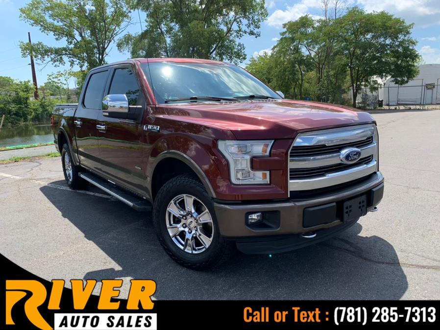2015 Ford F-150 4WD SuperCrew 145" Lariat, available for sale in Malden, Massachusetts | River Auto Sales. Malden, Massachusetts 2015 Ford F-150 4WD SuperCrew 145" Lariat, available for sale in Malden, Massachusetts | River Auto Sales. Malden, Massachusetts