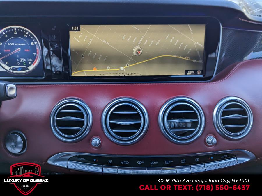 2016 Mercedes-Benz S-Class 2dr Cpe AMG S 63 4MATIC, available for sale in Long Island City, New York | Luxury Of Queens. Long Island City, New York 2016 Mercedes-Benz S-Class 2dr Cpe AMG S 63 4MATIC, available for sale in Long Island City, New York | Luxury Of Queens. Long Island City, New York