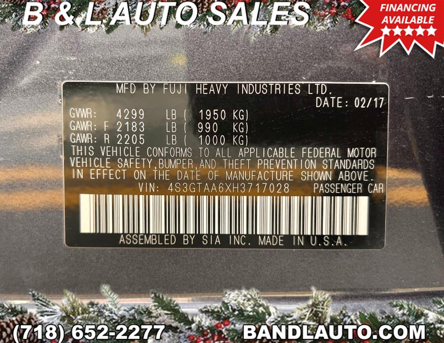 2017 Subaru Impreza 2.0i Hatchback CVT, available for sale in Bronx, New York | B & L Auto Sales LLC. Bronx, New York 2017 Subaru Impreza 2.0i Hatchback CVT, available for sale in Bronx, New York | B & L Auto Sales LLC. Bronx, New York