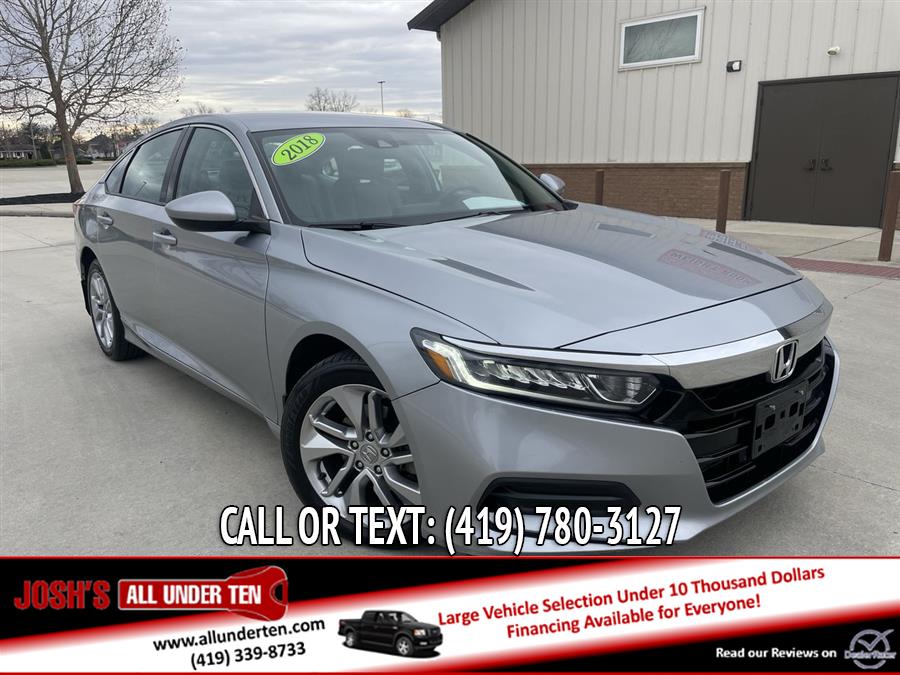 2018 Honda Accord Sedan LX 1.5T CVT, available for sale in Elida, Ohio | Josh's All Under Ten LLC. Elida, Ohio