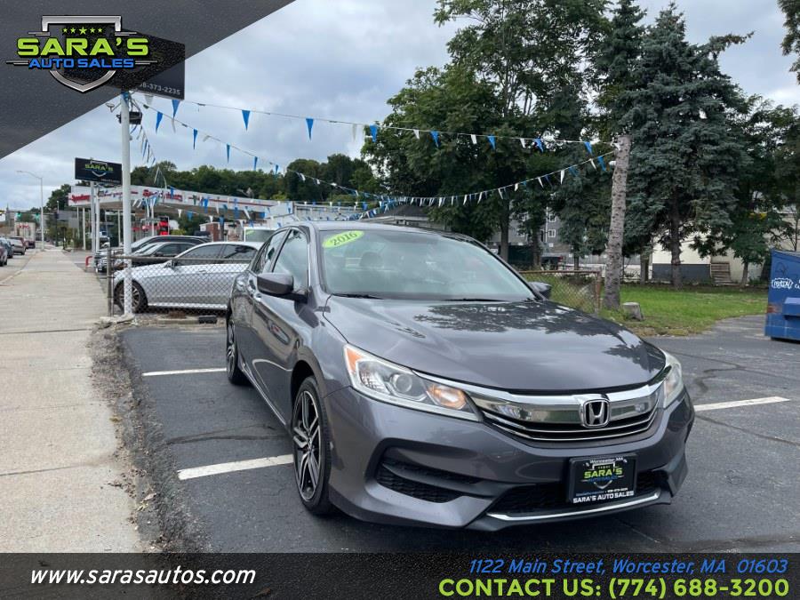 2016 Honda Accord Sdn 4dr I4 CVT LX, available for sale in Worcester, Massachusetts | Sara's Auto Sales. Worcester, Massachusetts
