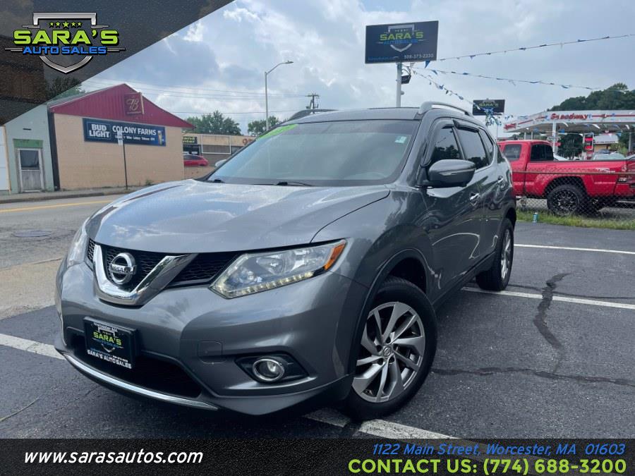 2015 Nissan Rogue AWD 4dr SL, available for sale in Worcester, Massachusetts | Sara's Auto Sales. Worcester, Massachusetts
