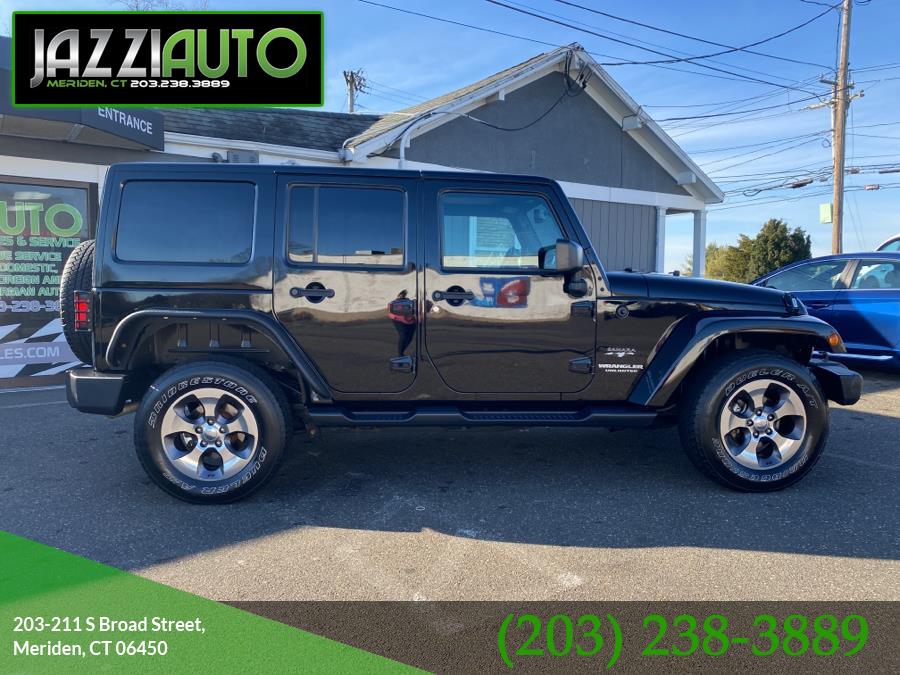 2016 Jeep Wrangler Unlimited 4WD 4dr Sahara, available for sale in Meriden, Connecticut | Jazzi Auto Sales LLC. Meriden, Connecticut