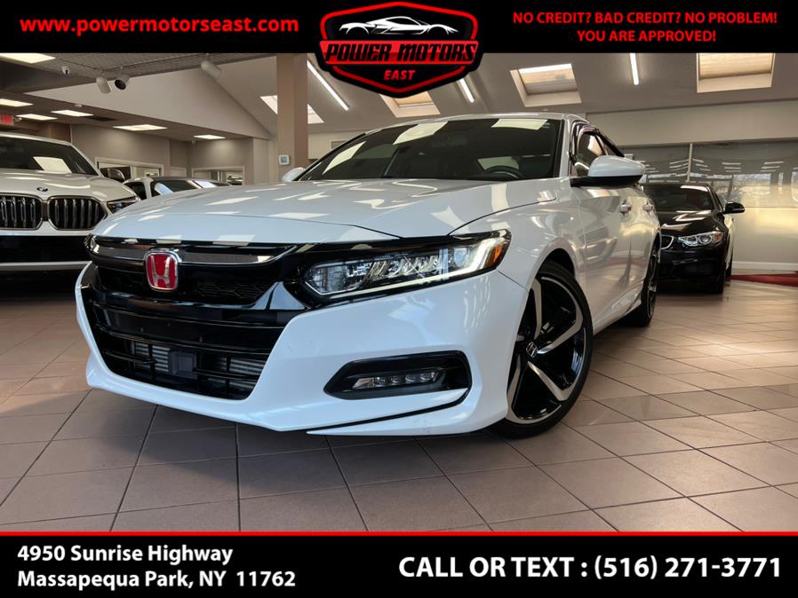 Used Honda Accord Sedan Sport 2.0T Auto 2018 | Power Motors East. Massapequa Park, New York