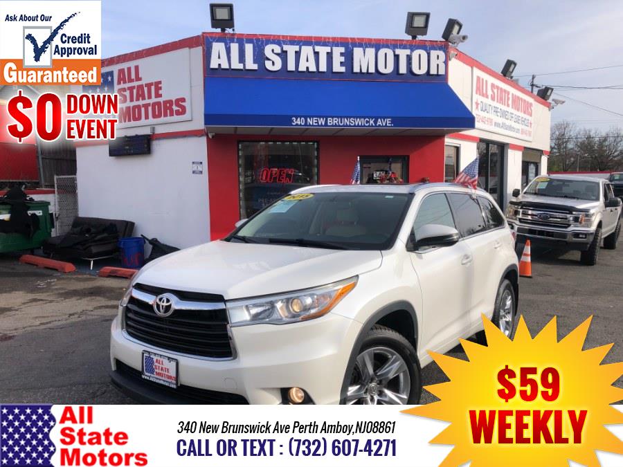 Used Toyota Highlander AWD 4dr V6 Limited (Natl) 2015 | All State Motor Inc. Perth Amboy, New Jersey