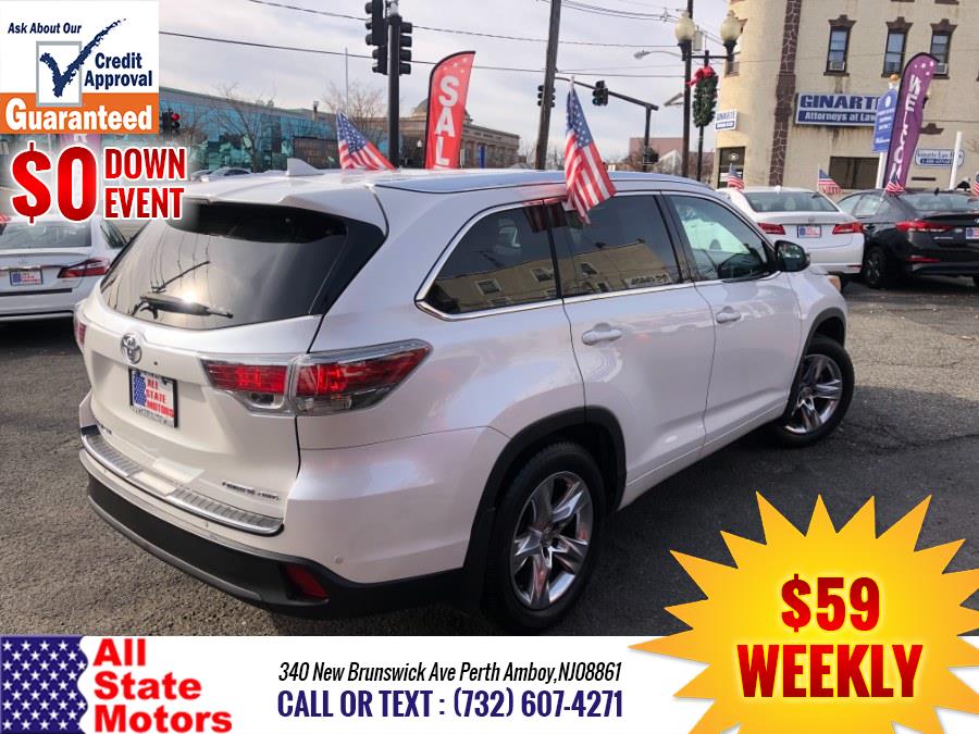 Used Toyota Highlander AWD 4dr V6 Limited (Natl) 2015 | All State Motor Inc. Perth Amboy, New Jersey Used Toyota Highlander AWD 4dr V6 Limited (Natl) 2015 | All State Motor Inc. Perth Amboy, New Jersey