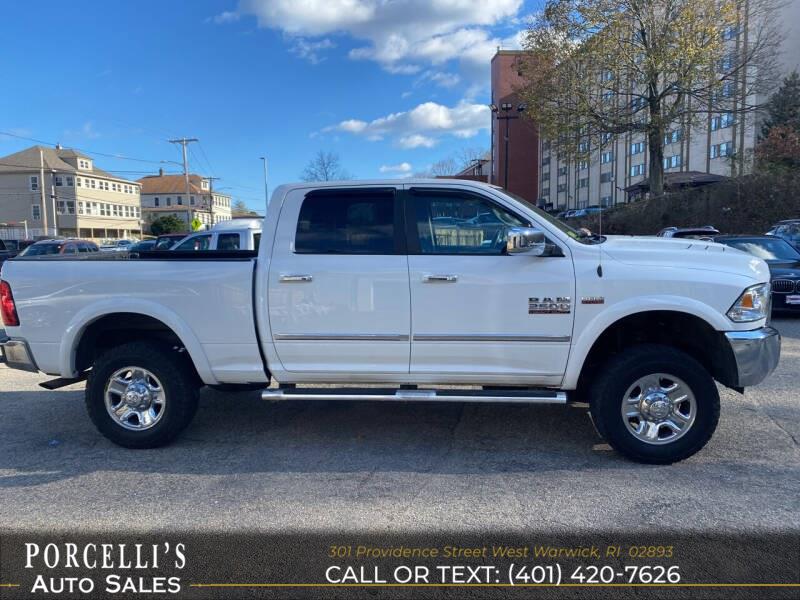 2015 Ram 2500 4WD Crew Cab 149" SLT, available for sale in West Warwick, Rhode Island | Porcelli's Auto Sales. West Warwick, Rhode Island