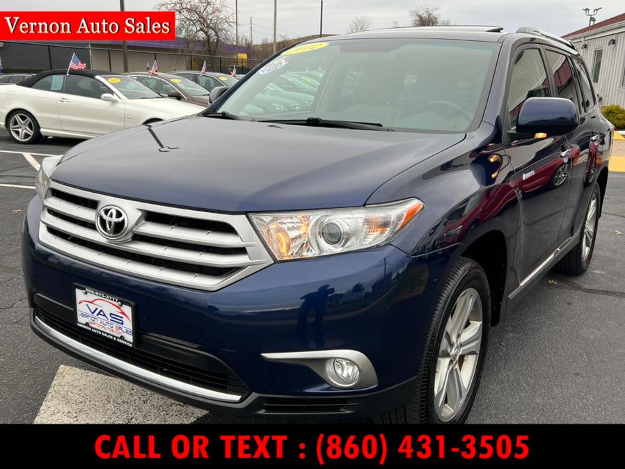 2012 Toyota Highlander FWD 4dr V6 Limited (Natl), available for sale in Manchester, Connecticut | Vernon Auto Sale & Service. Manchester, Connecticut 2012 Toyota Highlander FWD 4dr V6 Limited (Natl), available for sale in Manchester, Connecticut | Vernon Auto Sale & Service. Manchester, Connecticut