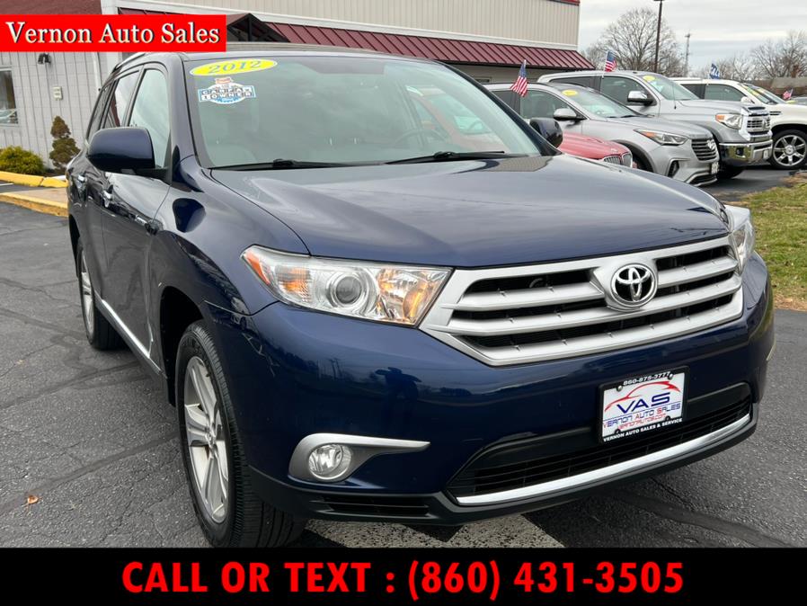 2012 Toyota Highlander FWD 4dr V6 Limited (Natl), available for sale in Manchester, Connecticut | Vernon Auto Sale & Service. Manchester, Connecticut 2012 Toyota Highlander FWD 4dr V6 Limited (Natl), available for sale in Manchester, Connecticut | Vernon Auto Sale & Service. Manchester, Connecticut
