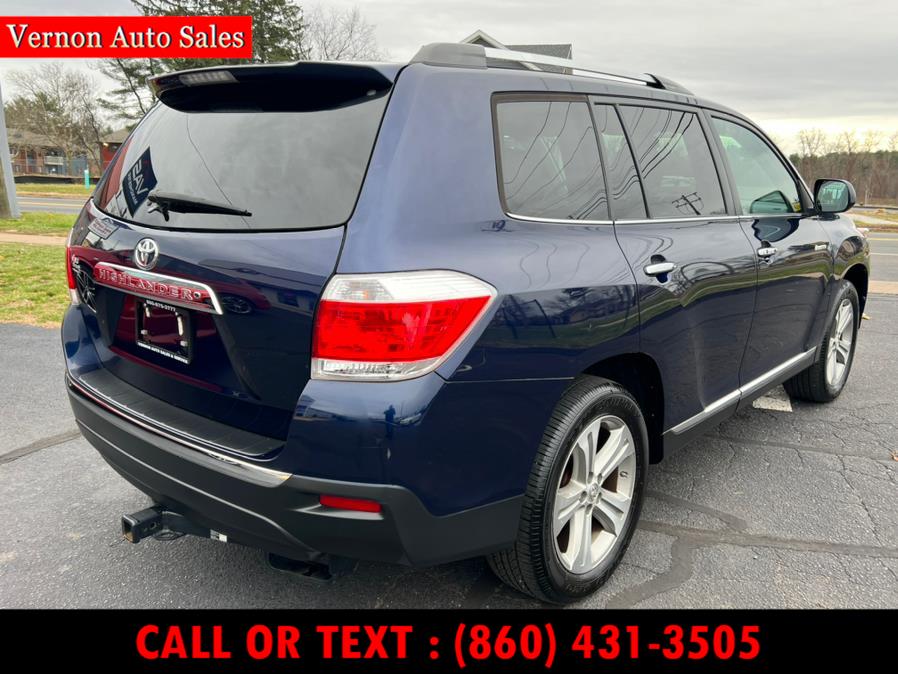 2012 Toyota Highlander FWD 4dr V6 Limited (Natl), available for sale in Manchester, Connecticut | Vernon Auto Sale & Service. Manchester, Connecticut 2012 Toyota Highlander FWD 4dr V6 Limited (Natl), available for sale in Manchester, Connecticut | Vernon Auto Sale & Service. Manchester, Connecticut