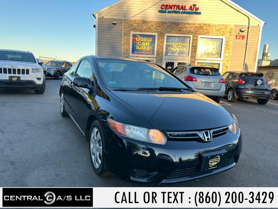 2007 Honda Civic Cpe 2dr AT LX, available for sale in East Windsor, Connecticut | Central A/S LLC. East Windsor, Connecticut 2007 Honda Civic Cpe 2dr AT LX, available for sale in East Windsor, Connecticut | Central A/S LLC. East Windsor, Connecticut