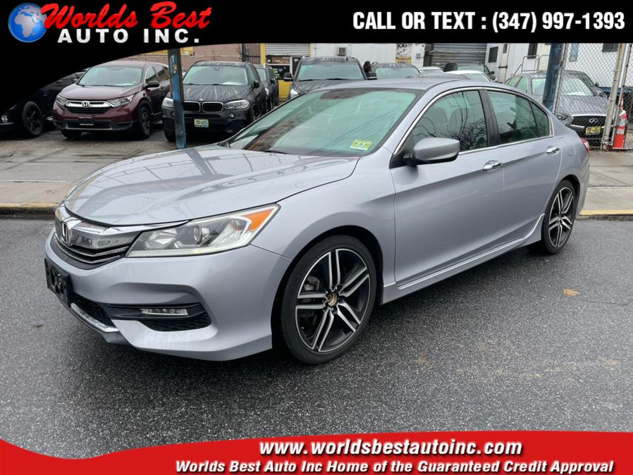 2016 Honda Accord Sedan 4dr I4 CVT Sport, available for sale in Brooklyn, New York | Worlds Best Auto Inc. Brooklyn, New York