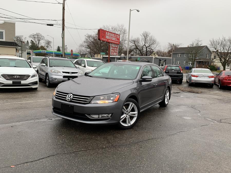 2015 Volkswagen Passat 4dr Sdn 1.8T Auto Sport PZEV, available for sale in Springfield, Massachusetts | Absolute Motors Inc. Springfield, Massachusetts