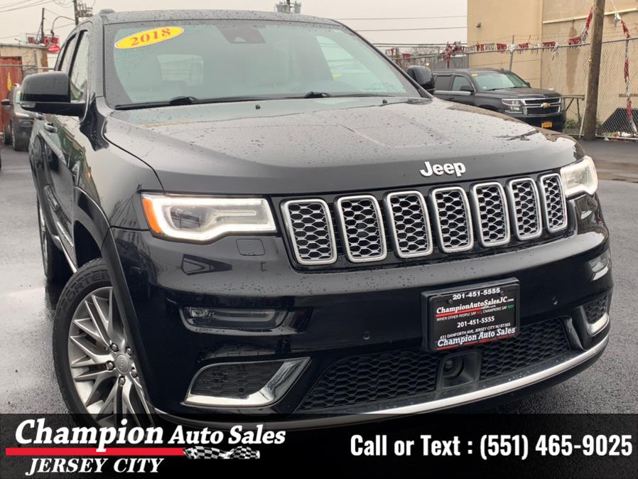 2018 Jeep Grand Cherokee Summit 4x4, available for sale in Jersey City, New Jersey | Champion Auto Sales. Jersey City, New Jersey 2018 Jeep Grand Cherokee Summit 4x4, available for sale in Jersey City, New Jersey | Champion Auto Sales. Jersey City, New Jersey