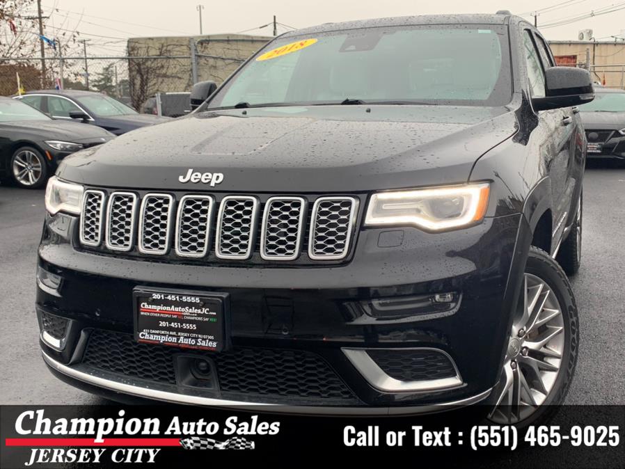 2018 Jeep Grand Cherokee Summit 4x4, available for sale in Jersey City, New Jersey | Champion Auto Sales of JC. Jersey City, New Jersey