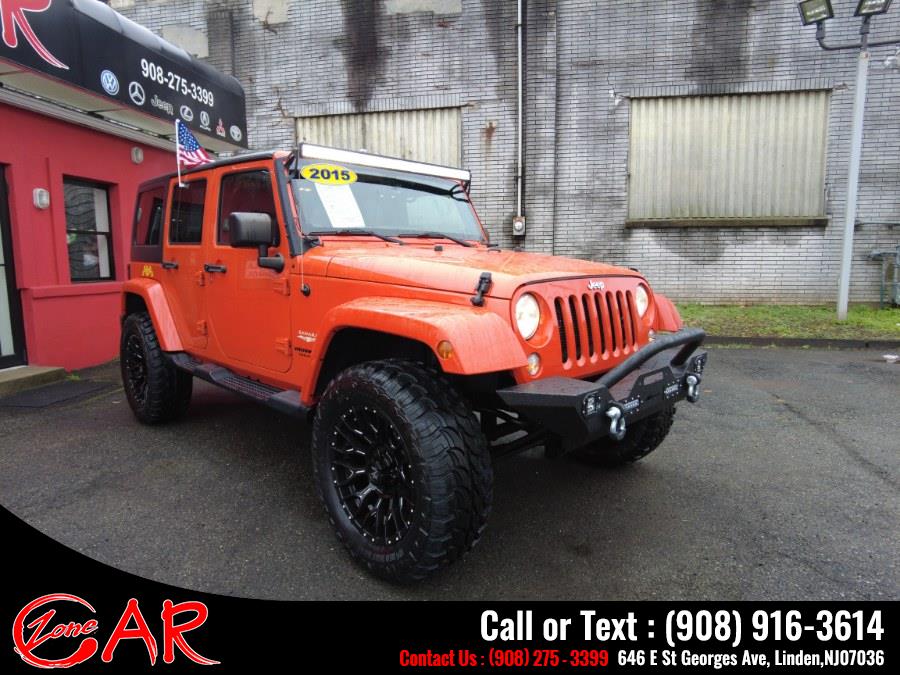 2015 Jeep Wrangler Unlimited 4WD 4dr Sahara, available for sale in Linden, New Jersey | Car Zone. Linden, New Jersey 2015 Jeep Wrangler Unlimited 4WD 4dr Sahara, available for sale in Linden, New Jersey | Car Zone. Linden, New Jersey