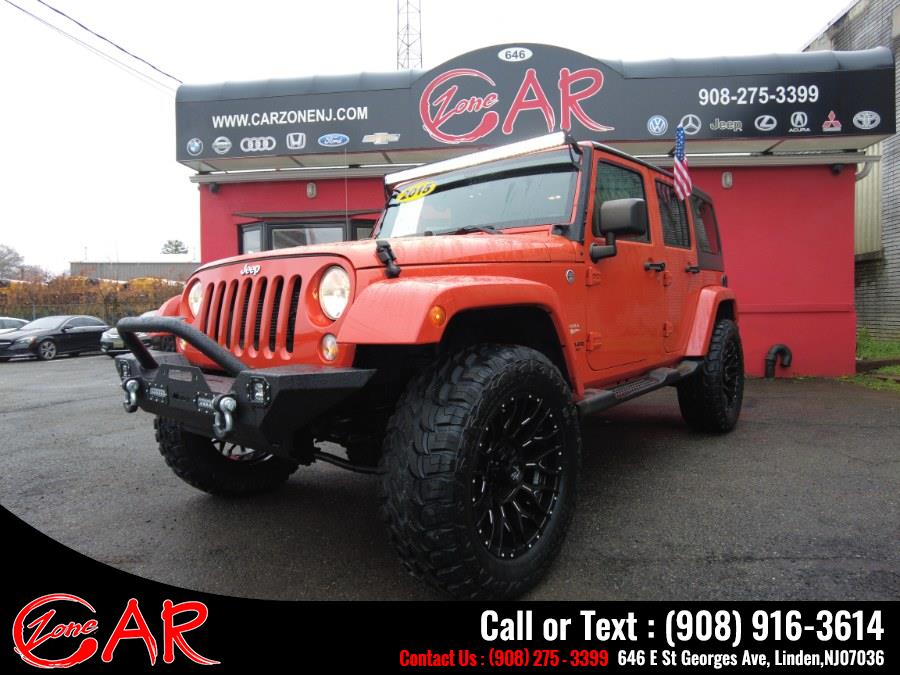 2015 Jeep Wrangler Unlimited 4WD 4dr Sahara, available for sale in Linden, New Jersey | Car Zone. Linden, New Jersey 2015 Jeep Wrangler Unlimited 4WD 4dr Sahara, available for sale in Linden, New Jersey | Car Zone. Linden, New Jersey