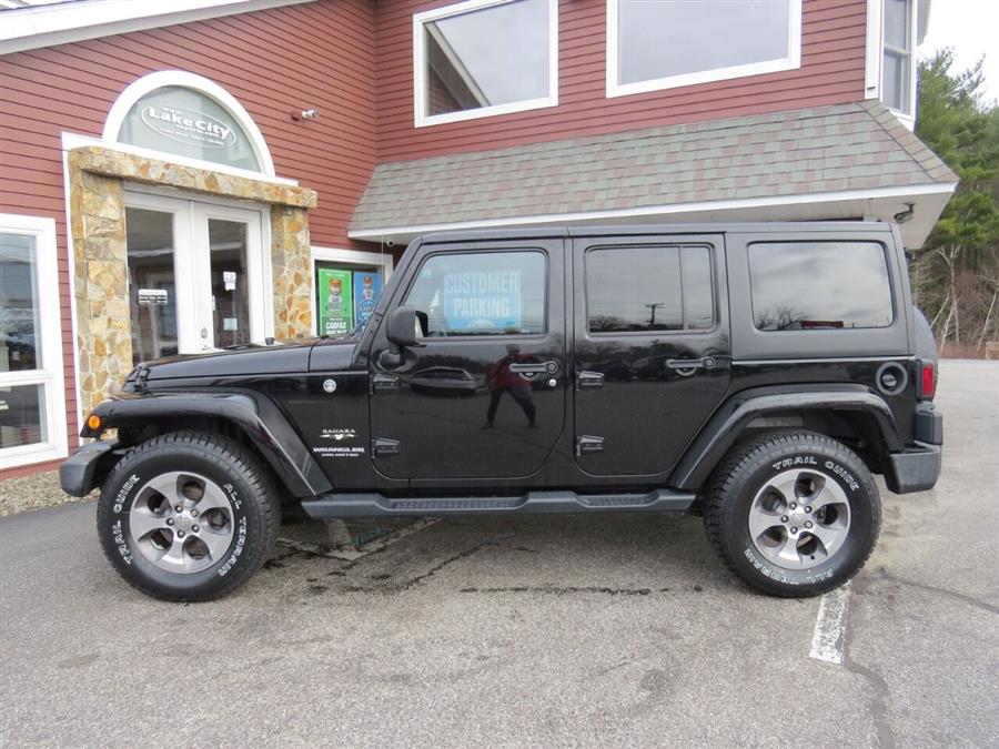 2017 Jeep Wrangler Unlimited Sahara 4x4 4dr SUV, available for sale in Auburn, Maine | Lake City Exports Inc. Auburn, Maine 2017 Jeep Wrangler Unlimited Sahara 4x4 4dr SUV, available for sale in Auburn, Maine | Lake City Exports Inc. Auburn, Maine