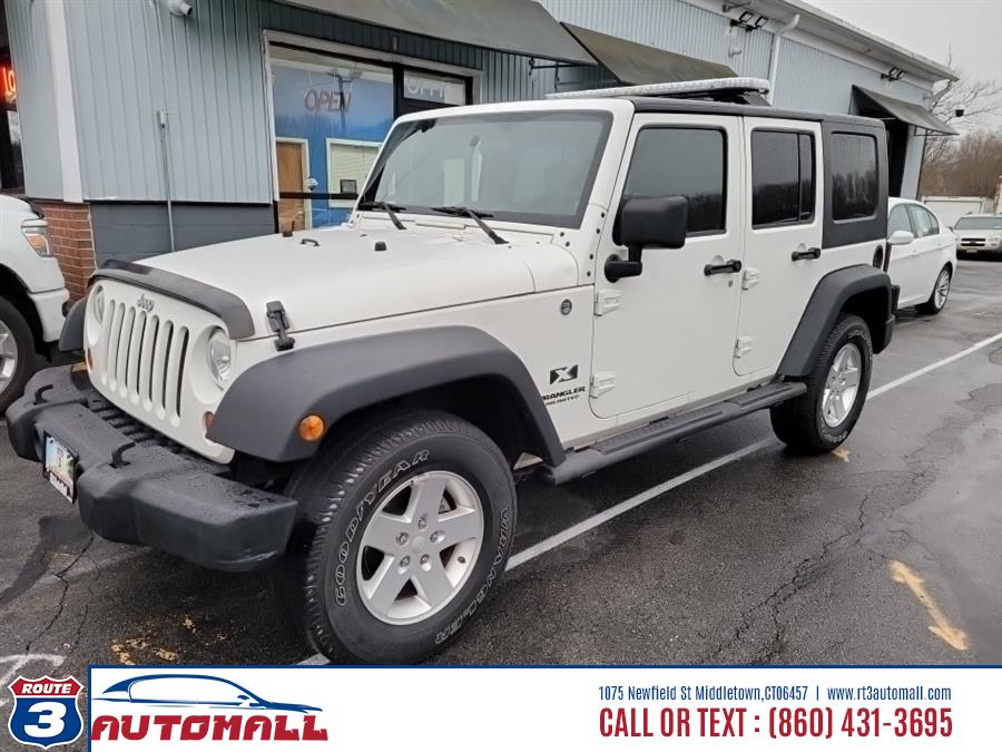2009 Jeep Wrangler Unlimited 4WD 4dr X, available for sale in Middletown, Connecticut | RT 3 AUTO MALL LLC. Middletown, Connecticut