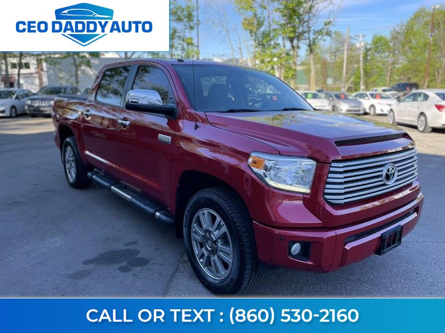 Used Toyota Tundra 4WD Truck CrewMax 5.7L V8 6-Spd AT Platinum (Natl) 2016 | CEO DADDY AUTO. Online only, Connecticut Used Toyota Tundra 4WD Truck CrewMax 5.7L V8 6-Spd AT Platinum (Natl) 2016 | CEO DADDY AUTO. Online only, Connecticut