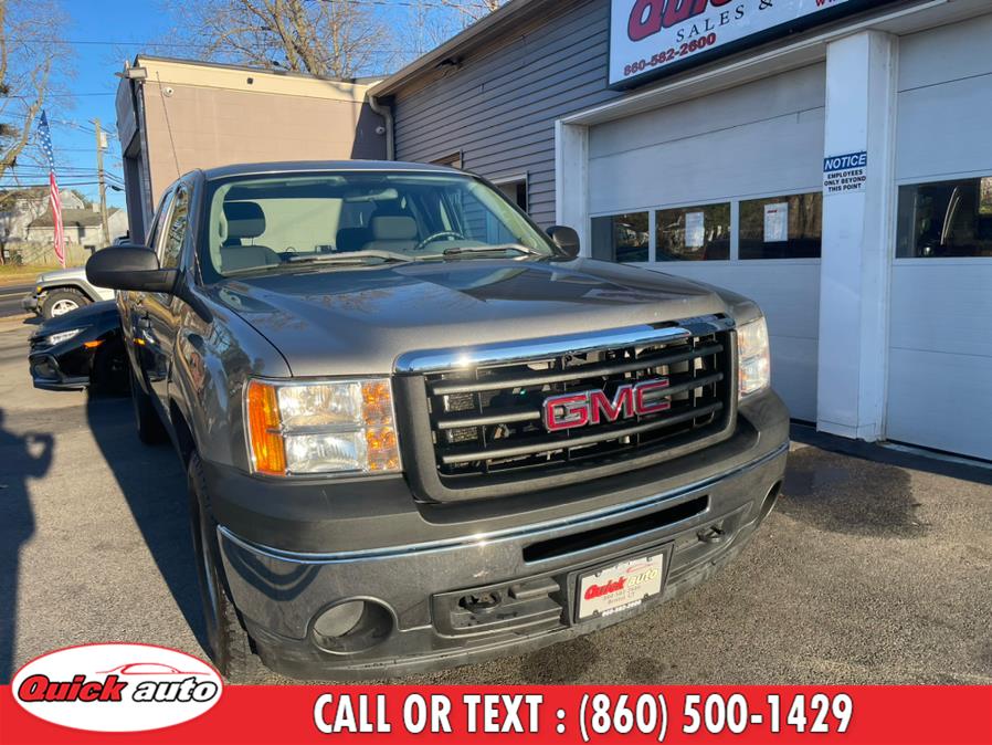 2013 GMC Sierra 1500 4WD Ext Cab 143.5" Work Truck, available for sale in Bristol, Connecticut | Quick Auto LLC. Bristol, Connecticut
