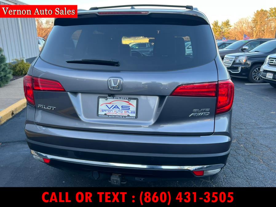 2016 Honda Pilot AWD 4dr Elite w/RES & Navi, available for sale in Manchester, Connecticut | Vernon Auto Sale & Service. Manchester, Connecticut 2016 Honda Pilot AWD 4dr Elite w/RES & Navi, available for sale in Manchester, Connecticut | Vernon Auto Sale & Service. Manchester, Connecticut