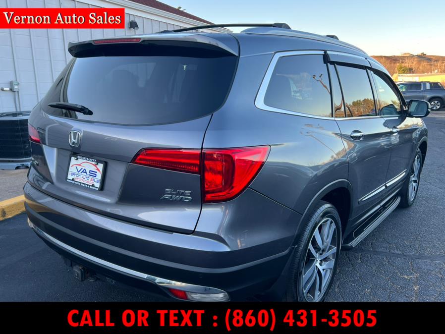 2016 Honda Pilot AWD 4dr Elite w/RES & Navi, available for sale in Manchester, Connecticut | Vernon Auto Sale & Service. Manchester, Connecticut 2016 Honda Pilot AWD 4dr Elite w/RES & Navi, available for sale in Manchester, Connecticut | Vernon Auto Sale & Service. Manchester, Connecticut