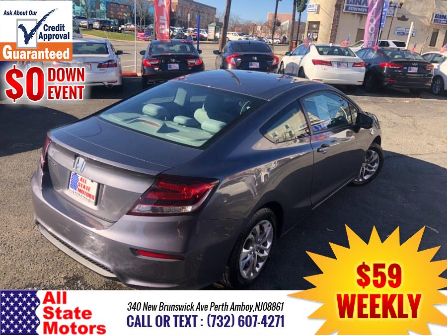 2015 Honda Civic Coupe 2dr CVT LX, available for sale in Perth Amboy, New Jersey | All State Motor Inc. Perth Amboy, New Jersey 2015 Honda Civic Coupe 2dr CVT LX, available for sale in Perth Amboy, New Jersey | All State Motor Inc. Perth Amboy, New Jersey