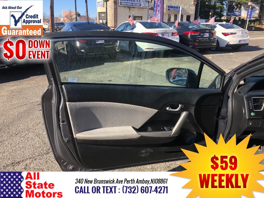 2015 Honda Civic Coupe 2dr CVT LX, available for sale in Perth Amboy, New Jersey | All State Motor Inc. Perth Amboy, New Jersey 2015 Honda Civic Coupe 2dr CVT LX, available for sale in Perth Amboy, New Jersey | All State Motor Inc. Perth Amboy, New Jersey