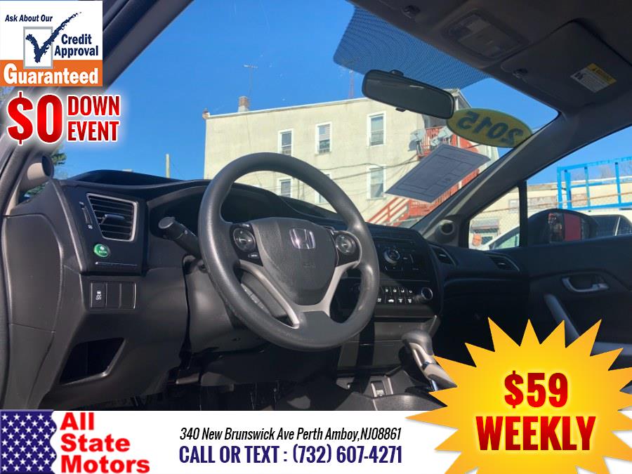 2015 Honda Civic Coupe 2dr CVT LX, available for sale in Perth Amboy, New Jersey | All State Motor Inc. Perth Amboy, New Jersey 2015 Honda Civic Coupe 2dr CVT LX, available for sale in Perth Amboy, New Jersey | All State Motor Inc. Perth Amboy, New Jersey