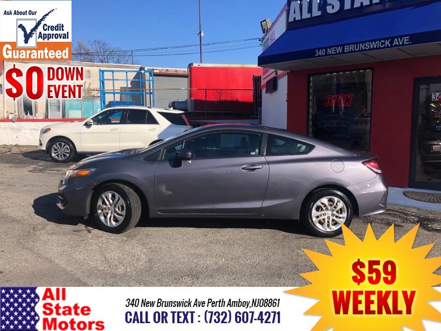 2015 Honda Civic Coupe 2dr CVT LX, available for sale in Perth Amboy, New Jersey | All State Motor Inc. Perth Amboy, New Jersey 2015 Honda Civic Coupe 2dr CVT LX, available for sale in Perth Amboy, New Jersey | All State Motor Inc. Perth Amboy, New Jersey