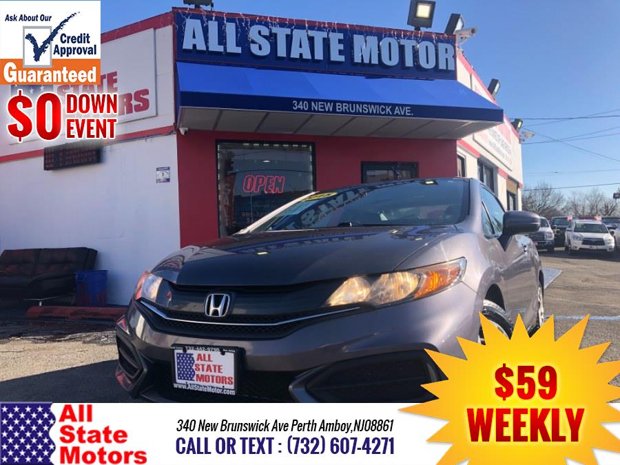 2015 Honda Civic Coupe 2dr CVT LX, available for sale in Perth Amboy, New Jersey | All State Motor Inc. Perth Amboy, New Jersey 2015 Honda Civic Coupe 2dr CVT LX, available for sale in Perth Amboy, New Jersey | All State Motor Inc. Perth Amboy, New Jersey