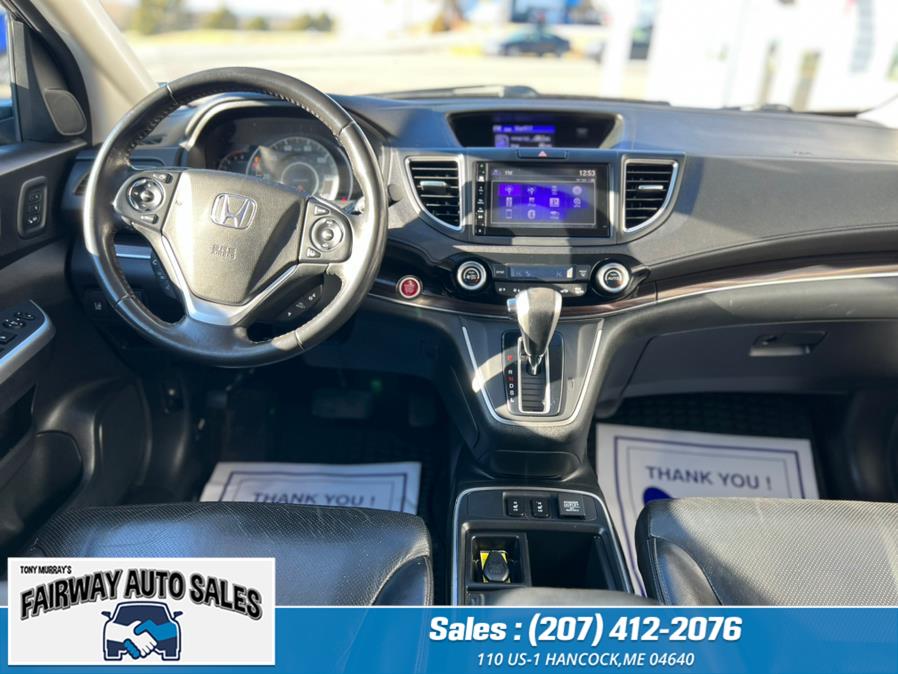 2016 Honda CR-V Touring AWD 5dr Touring, available for sale in Hancock, Maine | Fairway Auto Sales. Hancock, Maine 2016 Honda CR-V Touring AWD 5dr Touring, available for sale in Hancock, Maine | Fairway Auto Sales. Hancock, Maine