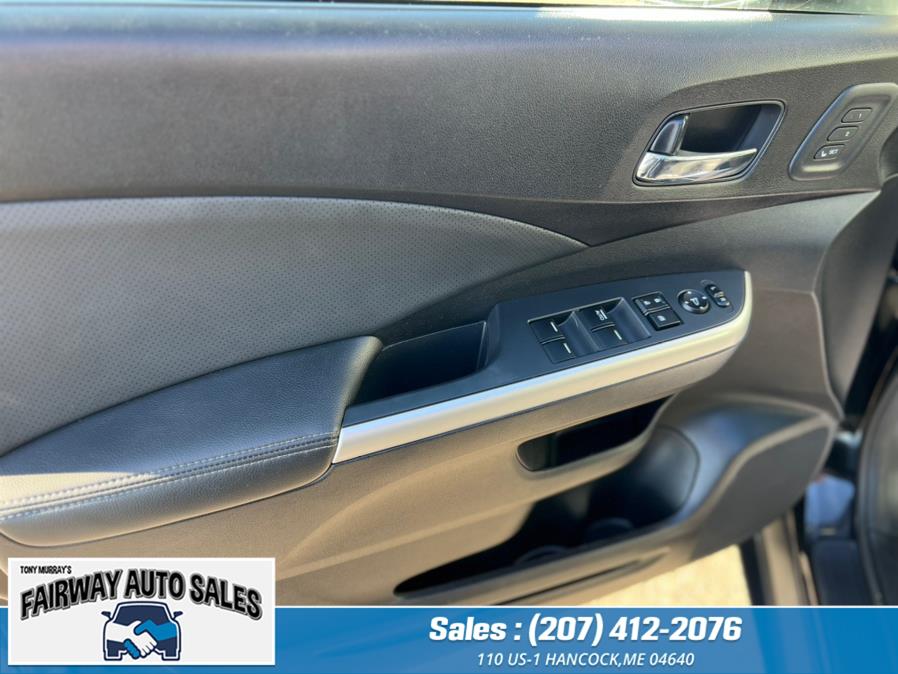 2016 Honda CR-V Touring AWD 5dr Touring, available for sale in Hancock, Maine | Fairway Auto Sales. Hancock, Maine 2016 Honda CR-V Touring AWD 5dr Touring, available for sale in Hancock, Maine | Fairway Auto Sales. Hancock, Maine