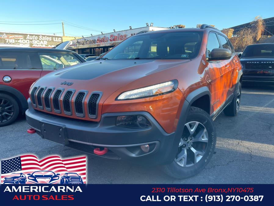 2015 Jeep Cherokee 4WD 4dr Trailhawk, available for sale in Bronx, New York | Americarna Auto Sales LLC. Bronx, New York