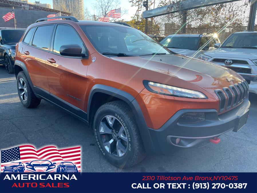 2015 Jeep Cherokee 4WD 4dr Trailhawk, available for sale in Bronx, New York | Americarna Auto Sales LLC. Bronx, New York 2015 Jeep Cherokee 4WD 4dr Trailhawk, available for sale in Bronx, New York | Americarna Auto Sales LLC. Bronx, New York