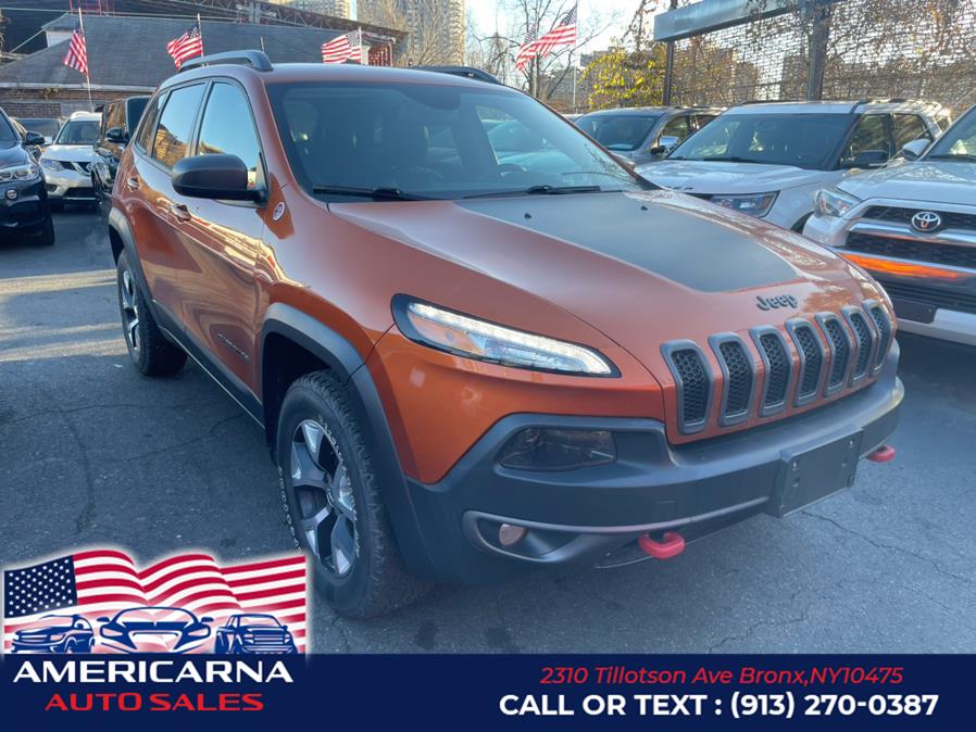 2015 Jeep Cherokee 4WD 4dr Trailhawk, available for sale in Bronx, New York | Americarna Auto Sales LLC. Bronx, New York 2015 Jeep Cherokee 4WD 4dr Trailhawk, available for sale in Bronx, New York | Americarna Auto Sales LLC. Bronx, New York