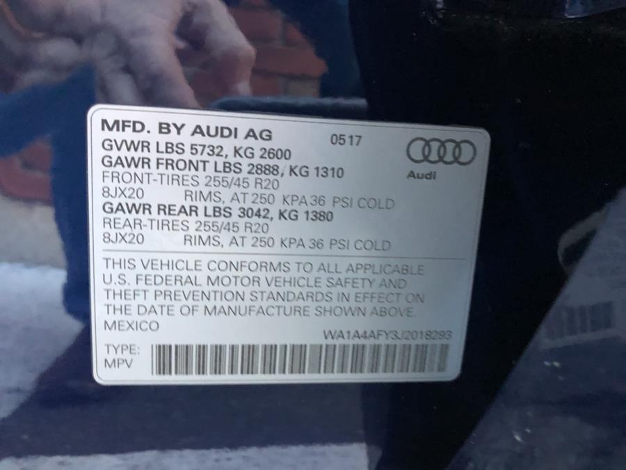 2018 Audi SQ5 3.0 TFSI Premium Plus, available for sale in Waterbury, Connecticut | National Auto Brokers, Inc.. Waterbury, Connecticut 2018 Audi SQ5 3.0 TFSI Premium Plus, available for sale in Waterbury, Connecticut | National Auto Brokers, Inc.. Waterbury, Connecticut