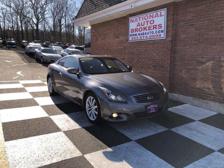 2013 Infiniti G37 Coupe 2dr RWD, available for sale in Waterbury, Connecticut | National Auto Brokers, Inc.. Waterbury, Connecticut