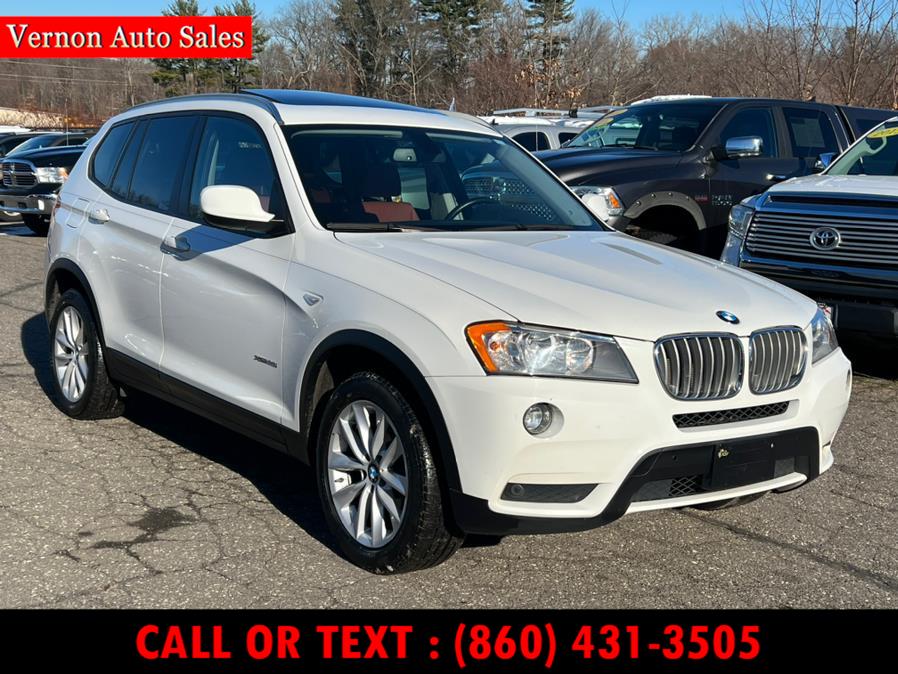 2013 BMW X3 AWD 4dr xDrive28i, available for sale in Manchester, Connecticut | Vernon Auto Sale & Service. Manchester, Connecticut 2013 BMW X3 AWD 4dr xDrive28i, available for sale in Manchester, Connecticut | Vernon Auto Sale & Service. Manchester, Connecticut